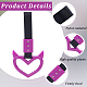 2Pcs ABS Plastic Devil Heart Rear Bumper Warning Handle Ring(HJEW-SP0001-51C)-6