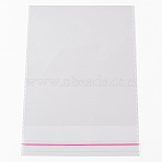 Rectangle OPP Cellophane Bags, Clear, 17.5x12x0.02cm, Inner Measure: 14.5x12cm(OPC-N001-01J-01)