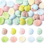 30Pcs 10 Styles Handmade Porcelain Ceramic Beads, Bright Glazed Porcelain, Fish & Shell Shape, Mixed Color, 14~17x12~14x5.5~8mm, Hole: 2~2.5mm, 3pcs/style(PORC-FS0001-25)