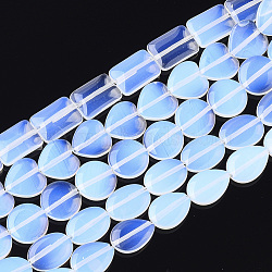 Opalite Beads Strands, Mixed Shapes, 15.5~18x13~16x4.5mm, Hole: 1.2mm, about 19~24pcs/strand, 12.9 inch~14.9 inch(G-S246-12)