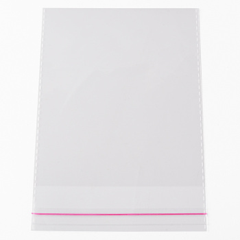 Rectangle OPP Cellophane Bags, Clear, 17.5x12x0.02cm, Inner Measure: 14.5x12cm