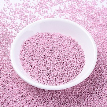 MIYUKI Delica Beads, Cylinder, Japanese Seed Beads, 11/0, (DB1907) Opaque Rosewater Luster, 1.3x1.6mm, Hole: 0.8mm, about 10000pcs/bag, 50g/bag