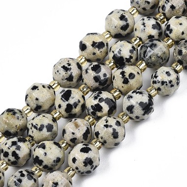 Round Dalmatian Jasper Beads