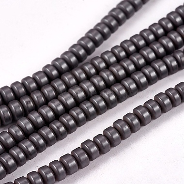 3mm Black Disc Non-magnetic Hematite Beads