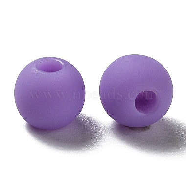 Frosted Opaque Acrylic Beads(OACR-P019-01A-04)-3