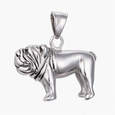 304 Stainless Steel Puppy Pendants(STAS-K123-18AS)-2