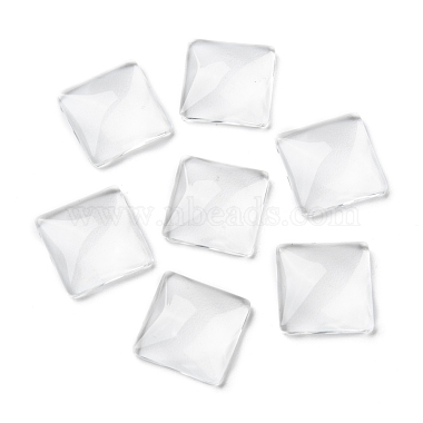 Transparent Glass Square Cabochons(X-GGLA-S022-15mm)-4