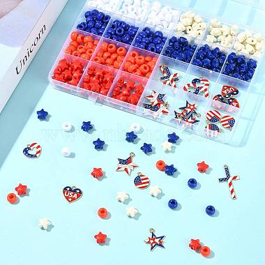 Independence Day DIY Bracelet Making Kits(DIY-FS0009-53)-7