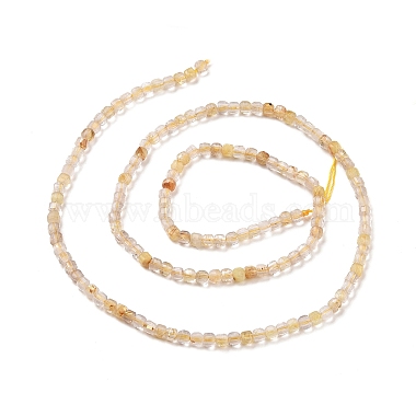 Natural Gold Rutilated Quartz Beads Strands(G-C009-B17)-3
