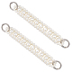 Plastic Imitation Pearl Beaded Chain Bag Handle(FIND-WH0111-170)-7