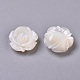 Perles de coquillage blanc naturel(BSHE-L043-05)-2