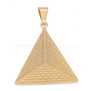 Golden Pyramid 304 Stainless Steel Pendants