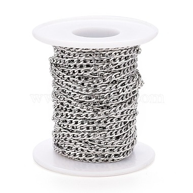304 Stainless Steel Figaro Chain(CHS-M003-12P-D)-4