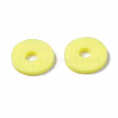 Flat Round Handmade Polymer Clay Beads(CLAY-R067-10mm-22)-2