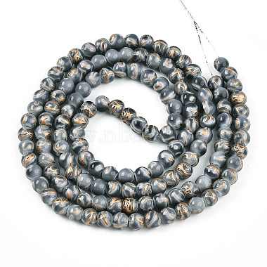 Baking Paint Glass Beads(X1-DGLA-N010-6mm-09)-2