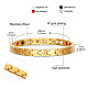 SHEGRACE Stainless Steel Watch Band Bracelets(JB647B)-2