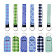 Biyun 12Pcs 12 Style Polyester Pendant Keychains(KEYC-BY0001-02)-1