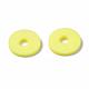 Flat Round Handmade Polymer Clay Beads(CLAY-R067-10mm-22)-2