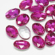Pointed Back Glass Rhinestone Cabochons(RGLA-T080-13x18mm-09)-1