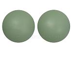 Round Food Grade Eco-Friendly Silicone Beads, Medium Aquamarine, 11.5~12mm, Hole: 2mm(SI-JX0057A-104)