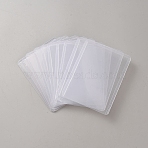 Clear PVC ID Card Holder, Name Key Card Tag Holder, Rectangle, Clear, 101x77x2mm, Inner Diameter: 97x69mm(AJEW-WH0314-487)