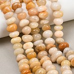 Natural Yellow Jade Beads Strands, Nuggets, Tumbled Stone, 9~15x9~15x5~9mm, Hole: 0.8mm, about 49pcs/strand, 15.35''(39cm)(GG-CBACF26-A02-01)