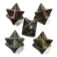 Natural Dragon Blood Beads, No Hole/Undrilled, Merkaba Star, 25x25x25mm(G-A206-01B-61)