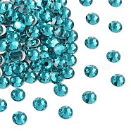 Preciosa&reg MAXIMA Crystal No Hotfix Flatback Stones, Czech Crystal, Dura Foiling, Round(438 11 615 Chaton Rose), 60230 Blue Zircon, SS6(1.9~2.1mm)(Y-PRC-NSS6-60230)