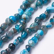 Natural Apatite Beads Strands, Nuggets, 4~9x4~7mm, Hole: 1mm, 15.5 inch(39.5cm)(G-F506-12)