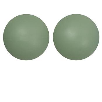 Round Food Grade Eco-Friendly Silicone Beads, Medium Aquamarine, 11.5~12mm, Hole: 2mm