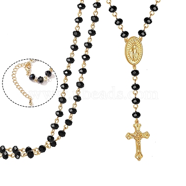 Black Cross Brass Necklaces