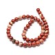 Natural Red Jasper Beads Strands(X-G-P075-56-8mm)-2
