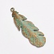 Tibetan Style Alloy Pendants(X-PALLOY-F187-43ABG)-2