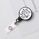 ABS Plastic Retractable Badge Reel(AJEW-FG0001-35A)-4