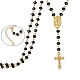 Glass Rosary Bead Necklace(WG16378-03)-1