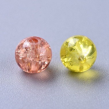 Perles de verre craquelé peintes(DGLA-X0006-6mm-12)-3