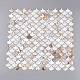 Natural Freshwater Shell Mosaic Tile Cabochons(SHEL-Q029-03)-3