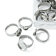 24Pcs 4 Size Adjustable 304 Stainless Steel Finger Rings Components(STAS-FS0001-38)-3