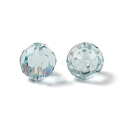 K9 Glass Imitation Austrian Crystal Beads, Faceted, Round, Sky Blue, 10mm, Hole: 1mm(GLAA-H024-17C-23)