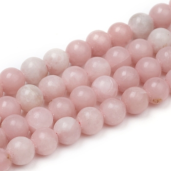Natural Pink Opal Beads Strands, Round, 6mm, Hole: 1mm, about 63pcs/Strand, 14.96 inch(38cm)