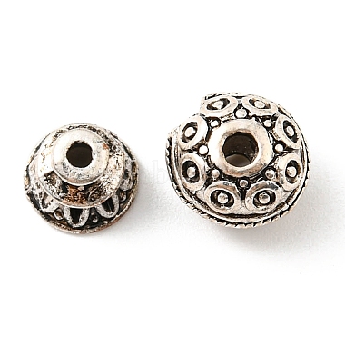 alliage de style tibétain 3 perles trou gourou(X-FIND-A031-04AS)-3