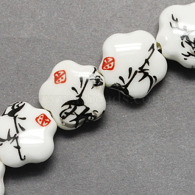 Handmade Printed Porcelain Beads(PORC-Q166-2)-2