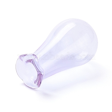 Ornements de vase en verre miniature(AJEW-Z006-01A)-2