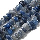 Natural Blue Aventurine Chip Beads Strands(G-M205-10C)-1