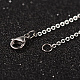 Teardrop 304 Stainless Steel Cubic Zirconia Pendant Necklaces and Stud Earrings(SJEW-D069-01)-4