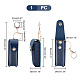 Portable Imitation Leather Chapstick Keychain Holder(KEYC-WH0029-56A)-2