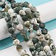 Natural Tree Agate Frosted Agate Round Gemstone Beads Strands(X-G-O151-01-8mm)-4