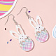 boucles d'oreilles dangle acrylique(FS-WGF063B-05)-1