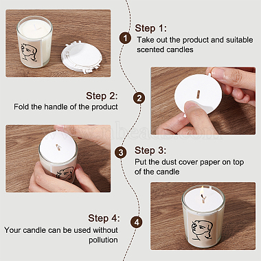 120 hojas 4 cubrepolvos de velas de papel estilo para vasos para velas(DIY-FG0004-68)-3