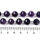 perles naturelles améthyste brins(G-G182-B50-05)-5